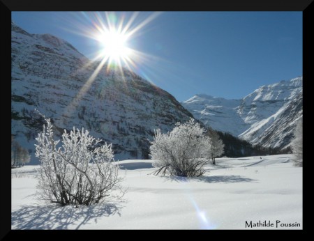 Lever de soleil sur la vallée